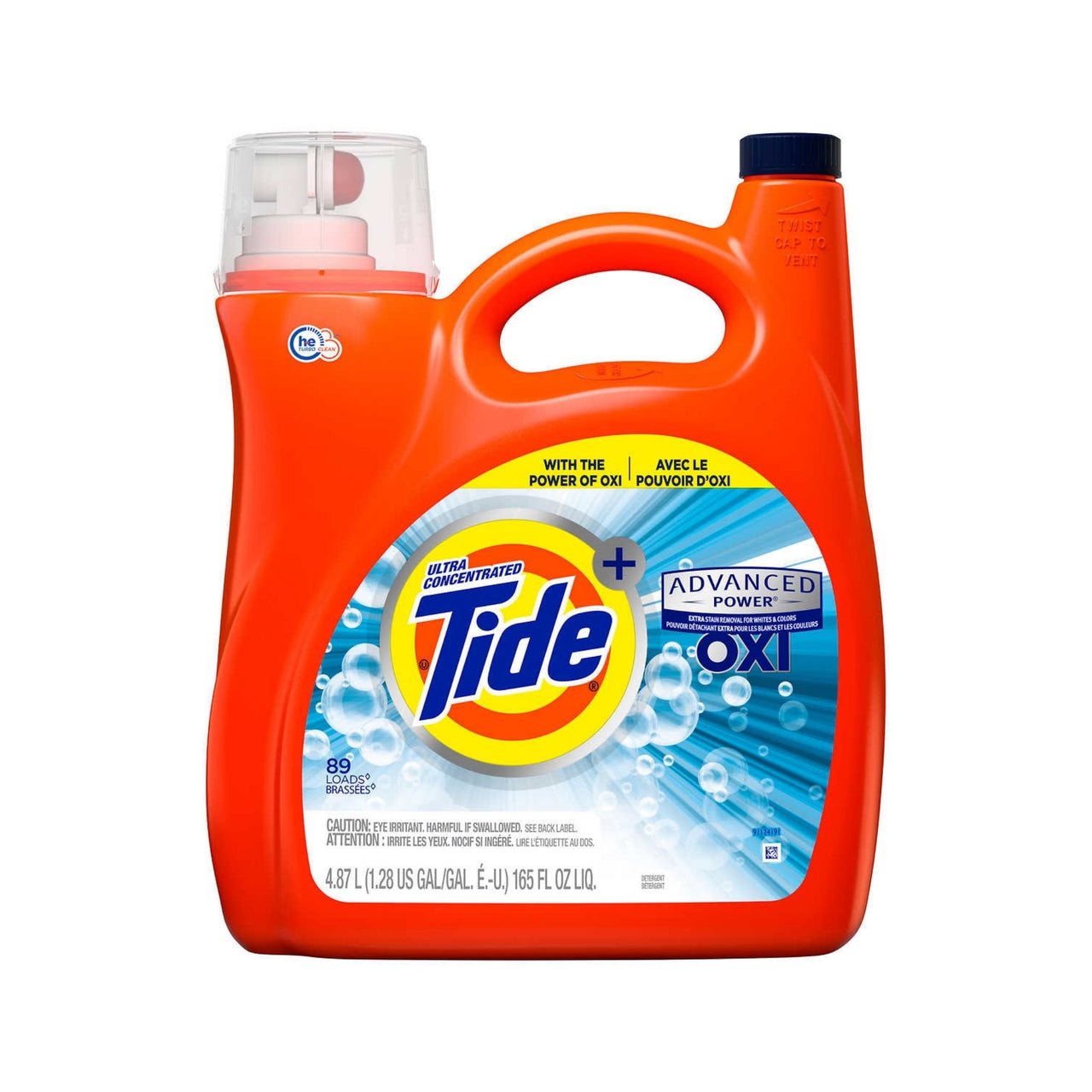 Image of Tide Advanced Power Ultra Concentrated Liquid Laundry Detergent with Oxi - 1 x 5.471445 Kilos