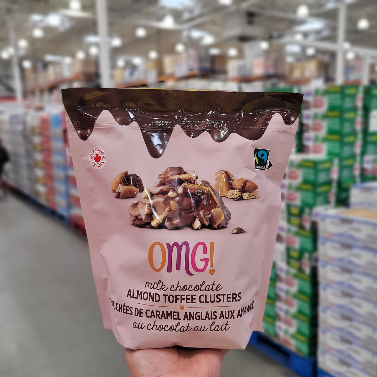Image of OMG! Almond Toffee Clusters 680g