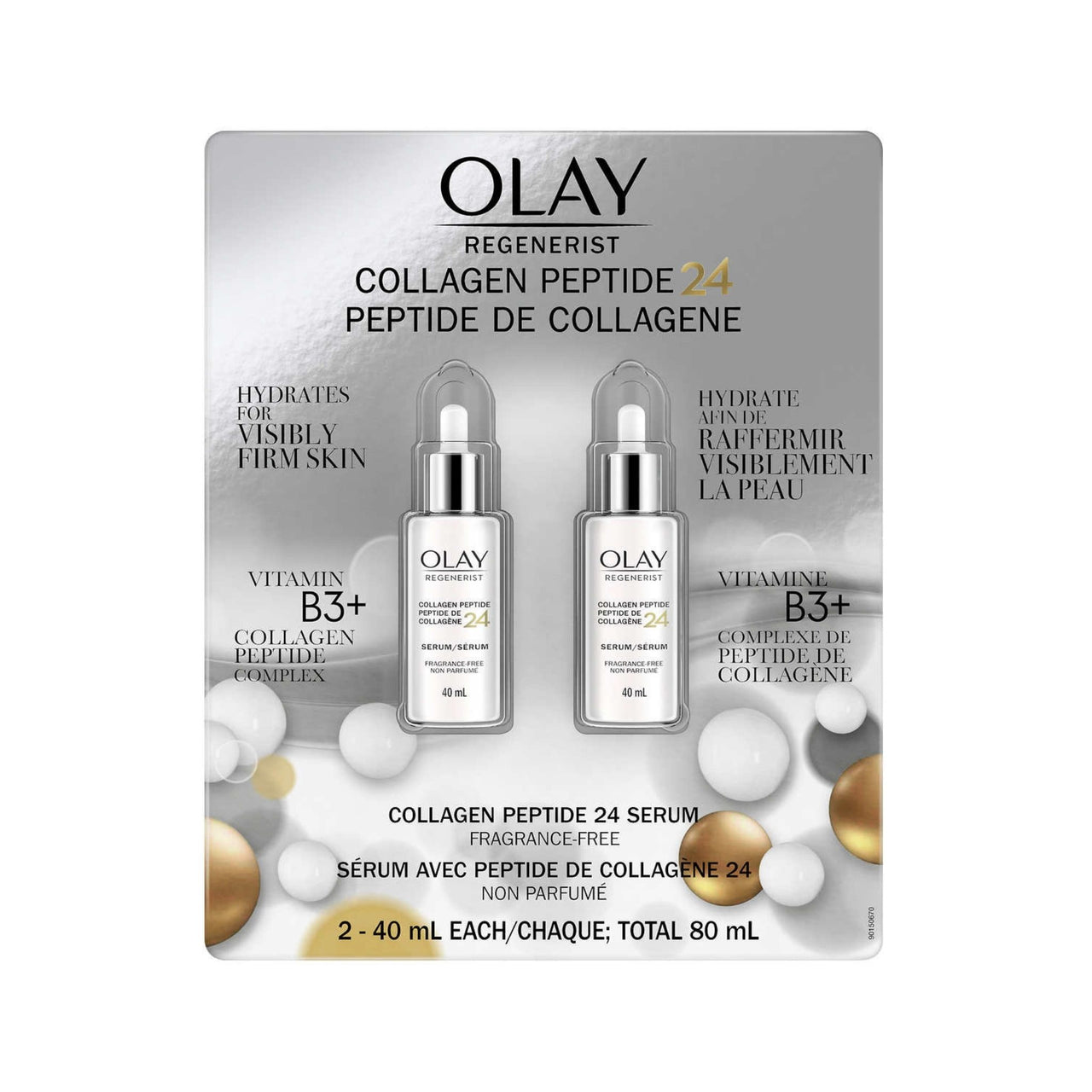 Image of Olay Regenerist Collagen Peptide24 serum 2x40 mL
