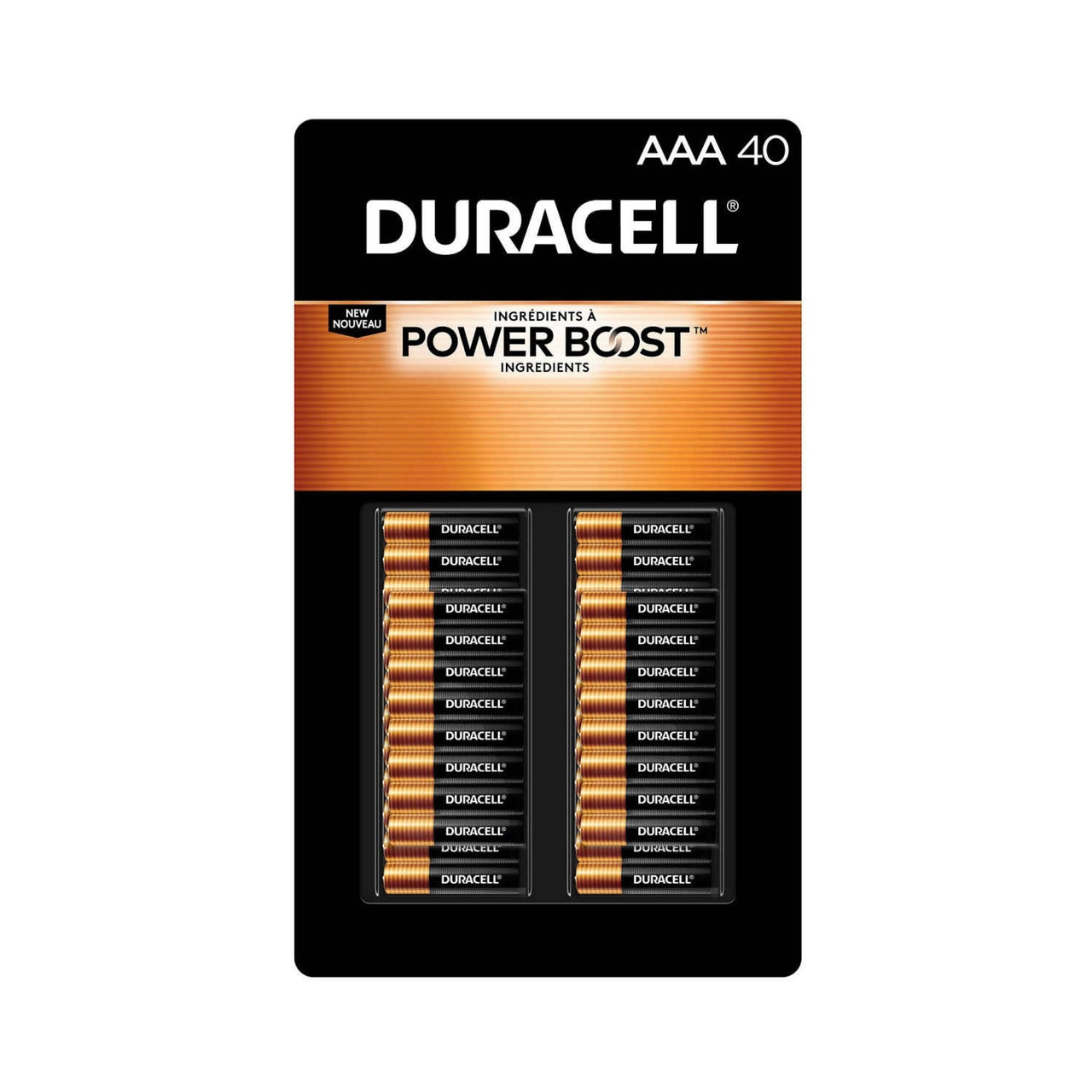 Image of Duracell CopperTop AAA Batteries with PowerBoost Ingredients, 30 count
