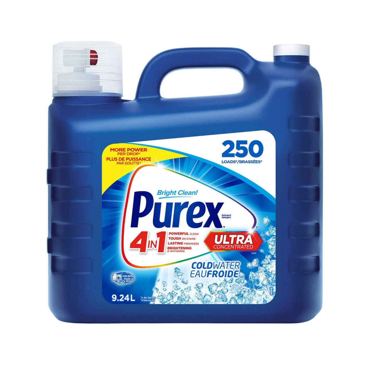 Image of Purex Cold Water Ultra Concentrated Laundry Detergent, 250 Wash Loads