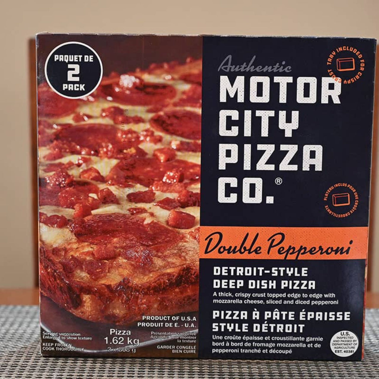 Image of Motor City Pizza Deep Dish Pepperoni - 2 x 808 Grams