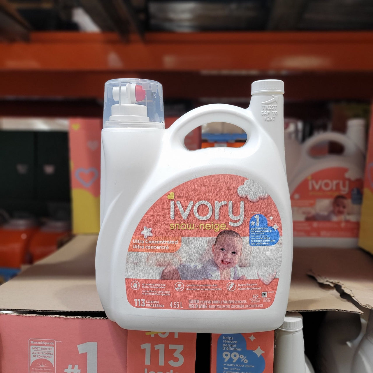Image of Ivory Snow Newborn Liquid Laundry Detergent