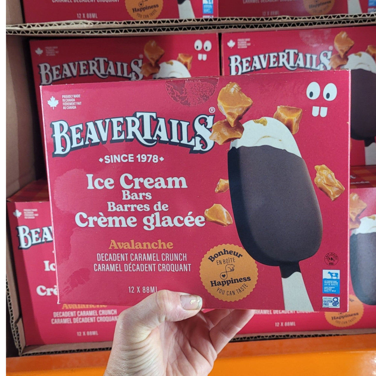 Image of Beavertails Ice Cream Bars 12x88ml (ship at your own risk)