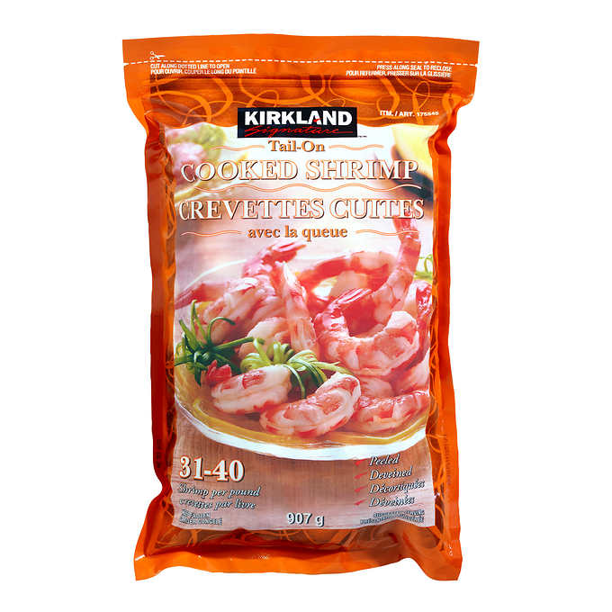 Image of Kirkland Frozen Cooked Shrimp Tail On 31/40