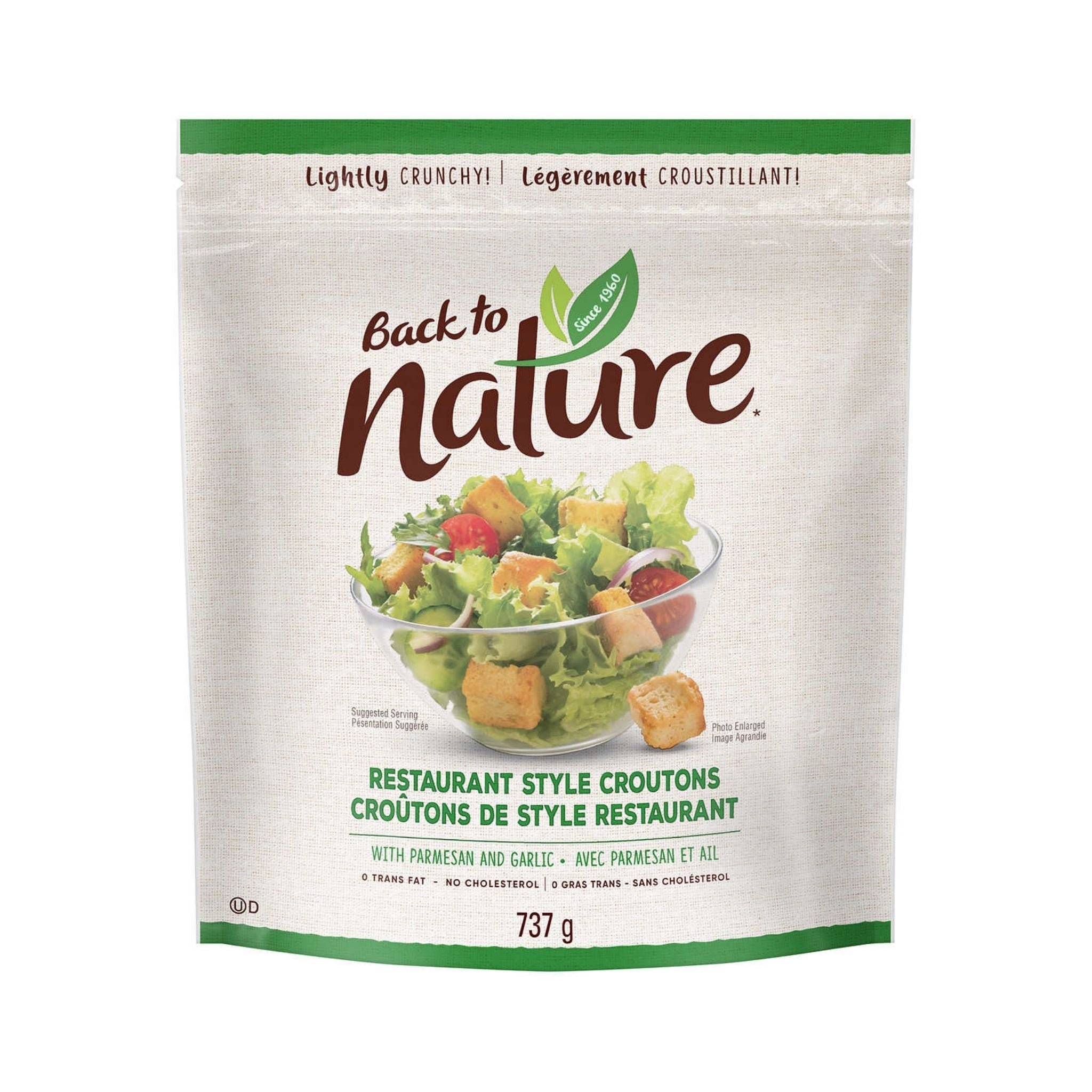 Back to Nature Nonni's Focaccia Croutons 737g Shipped to Nunavut The