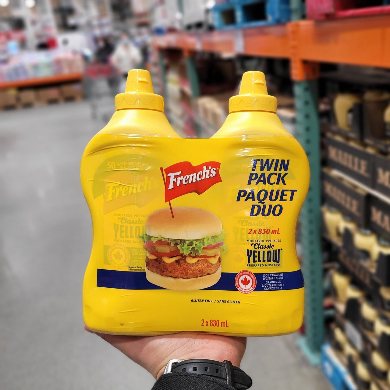 Image of French's Yellow Mustard 2x830ml