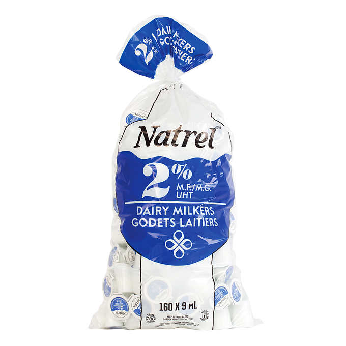 Image of Natrel 2% Milkettes 160-Pack - 160 x 9 Grams