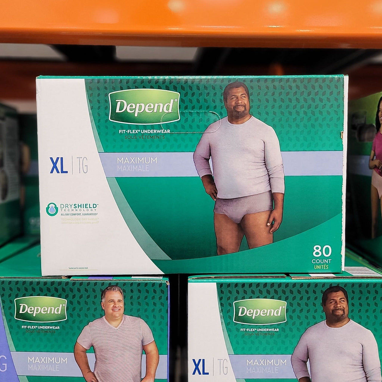 Depend Underwear For Men, X-Large, 80-pack Shipped to Nunavut – The  Northern Shopper