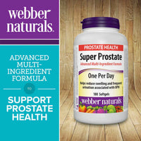 Thumbnail for Image of Webber Naturals Super Prostate Advanced Multi-Ingredient Formula, 180 softgels