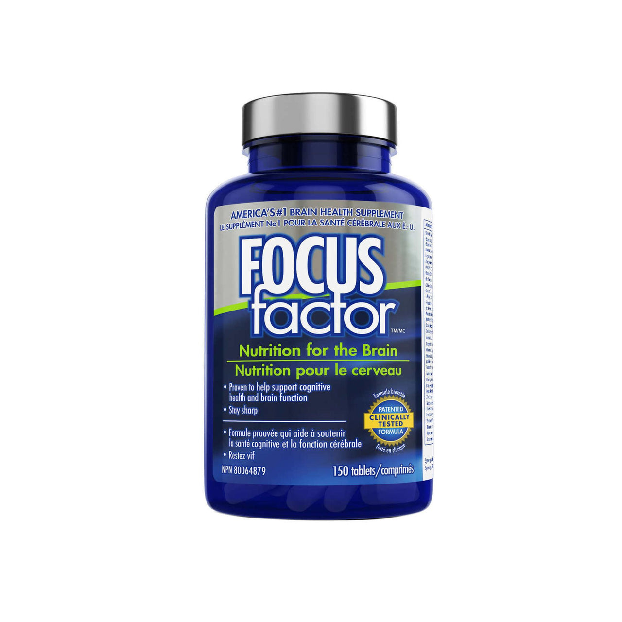 Image of Focus Factor Nutrition for the Brain - 150 Tablets