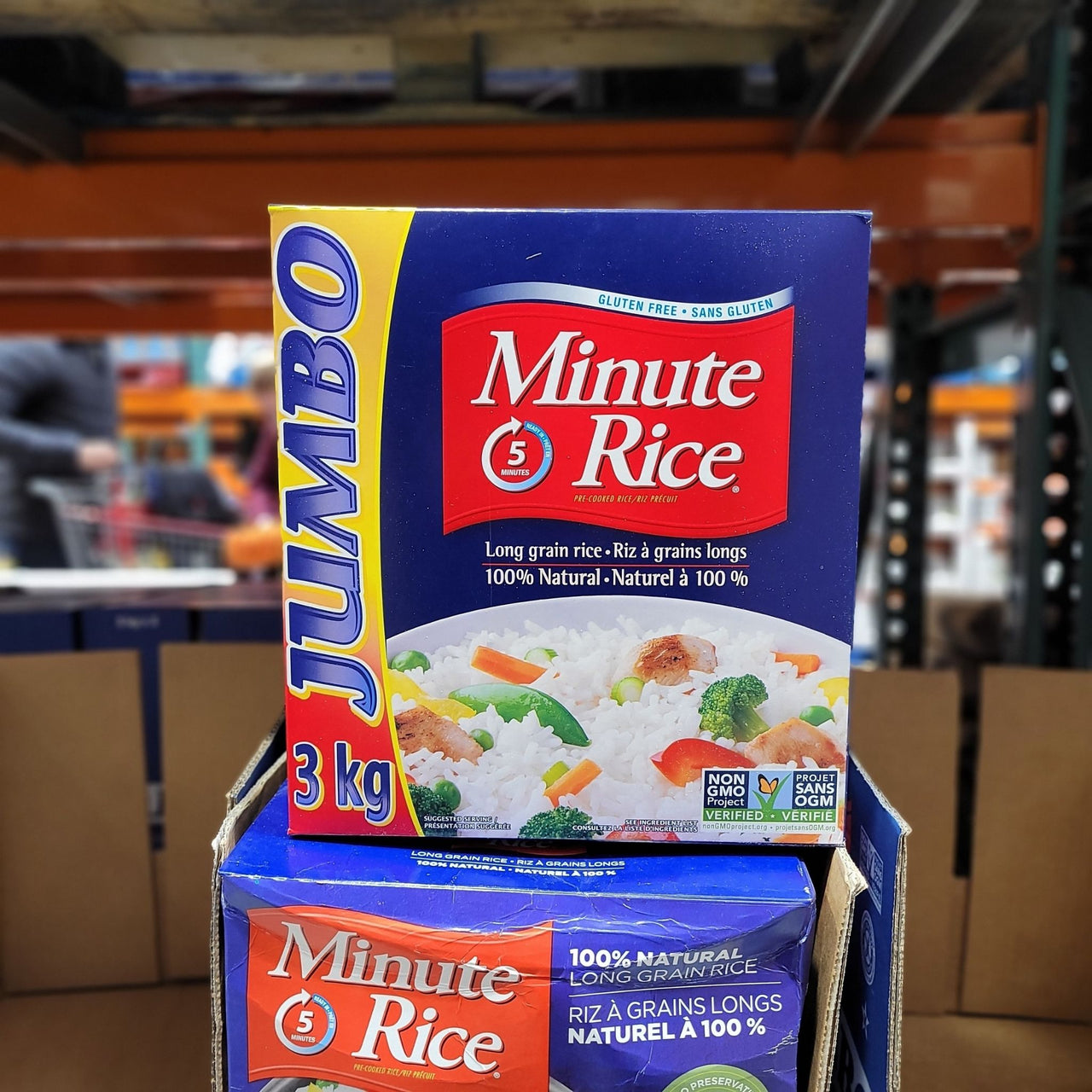 Image of Minute Rice Long Grain Rice - 1 x 3 Kilos