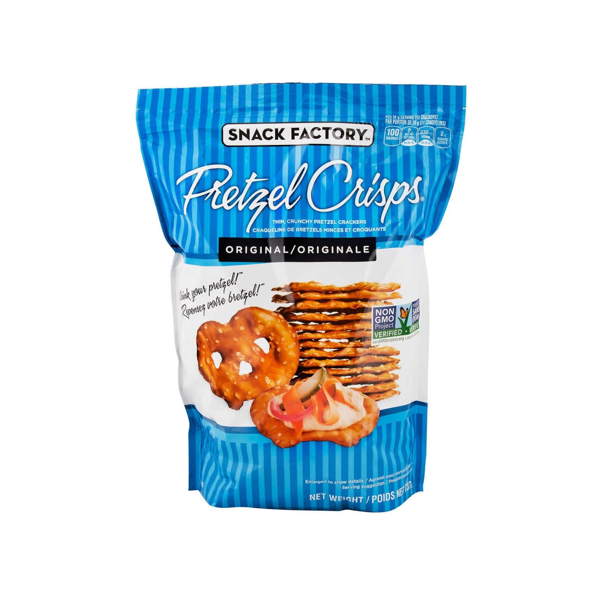 Snack Factory Pretzel Crisps - 1 x 737 Grams Shipped to Nunavut – The