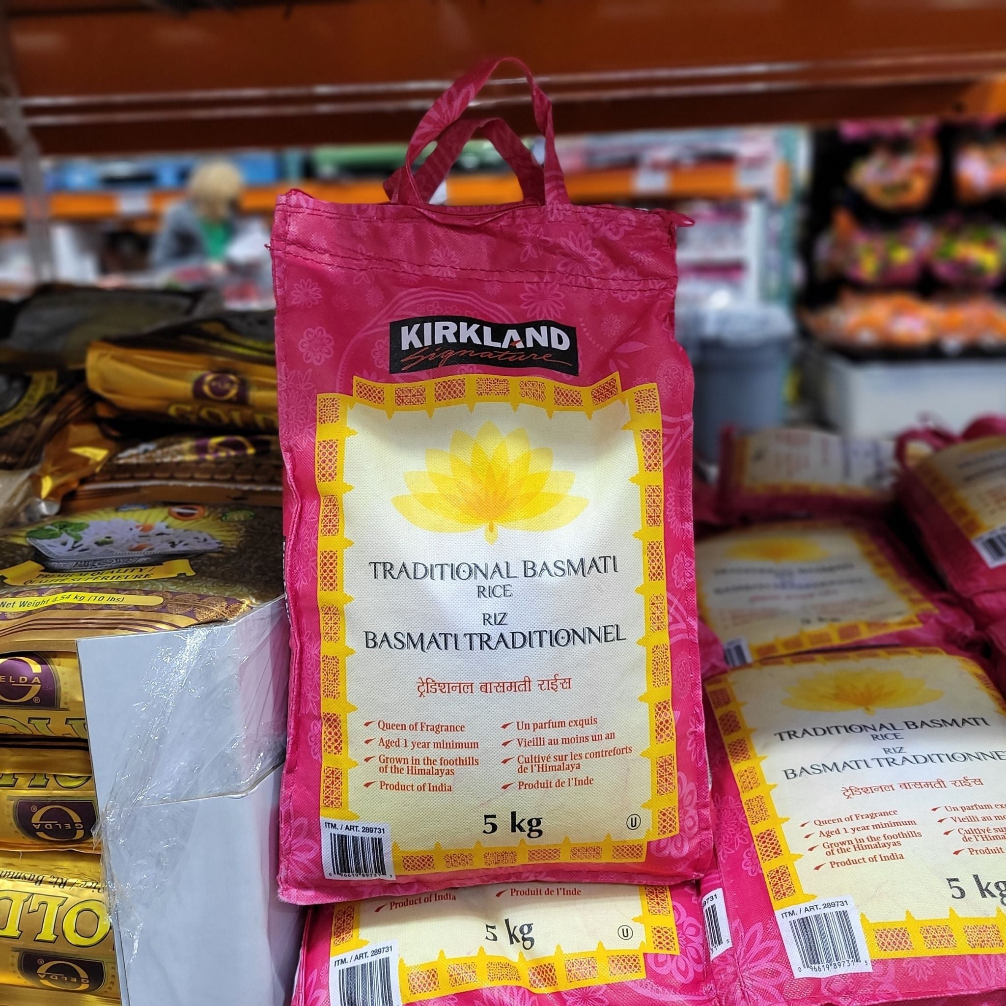 Kirkland Traditional Basmati Rice - 1 x 5 Kilos Shipped to Nunavut ...