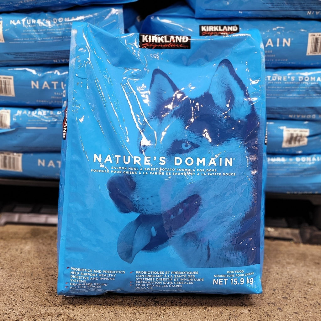 Nature's Domain Salmon Dog Costco Dog Food Blue Bag Domain
