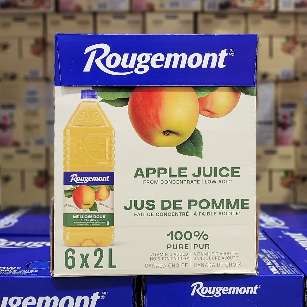 Image of Rougemont Apple Juice 6x2L