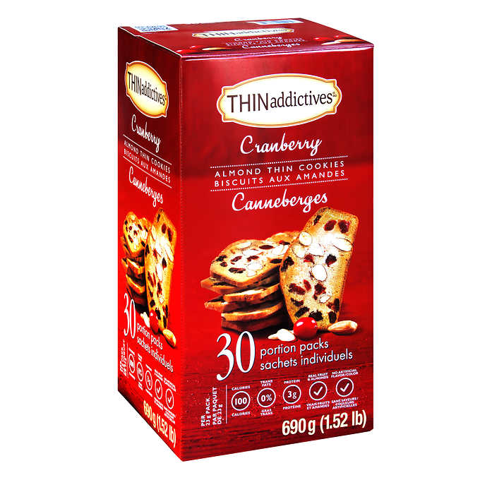 Image of ThinAddictives Cranberry Almond Cookies - 1 x 690 Grams