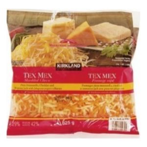 Image of Kirkland Tex Mex Shredded Cheese - 1 x 1.25 Kilos