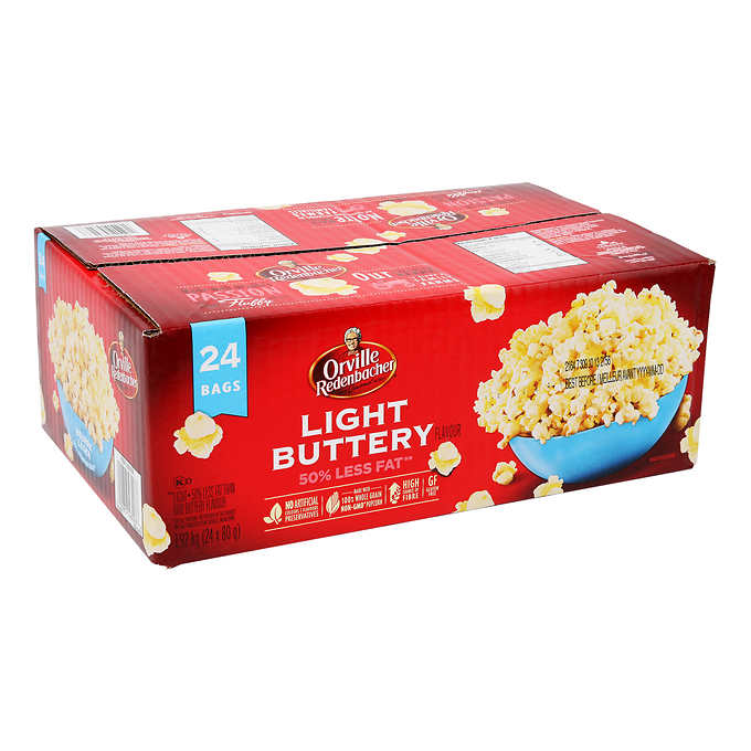 Image of Orville Redenbacher's Light Buttery Microwave Popcorn 24pk