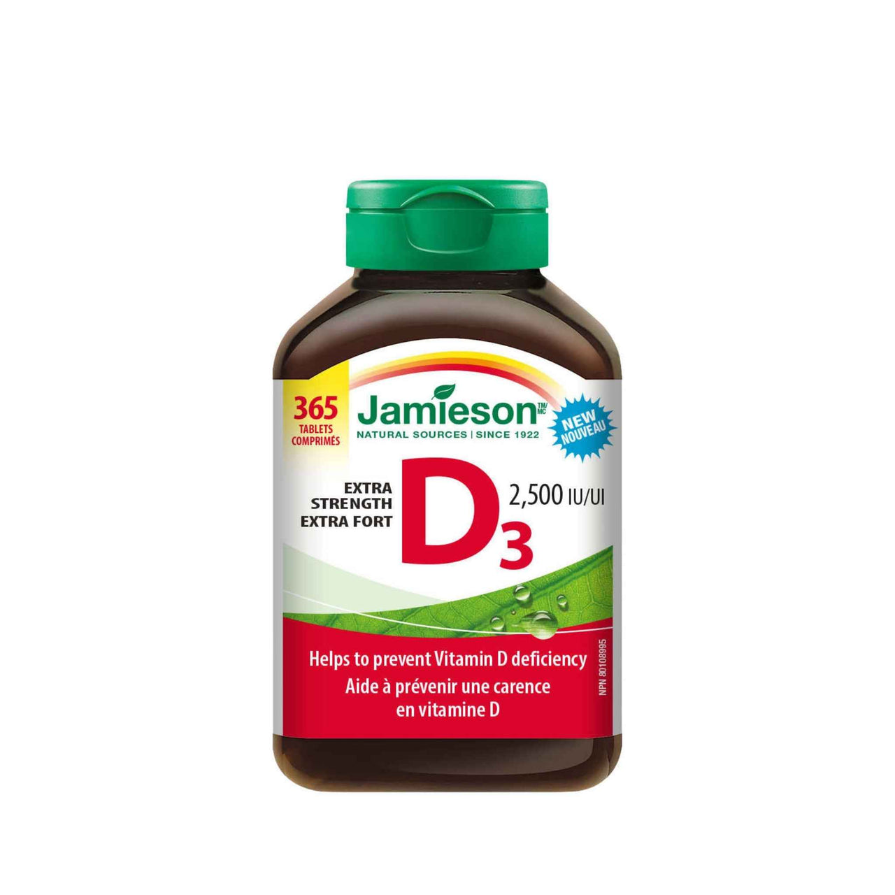 Image of Jamieson Vitamin D3 2500IU 365ct