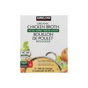 Image of Kirkland Organic Chicken Broth - 6 x 946 Grams