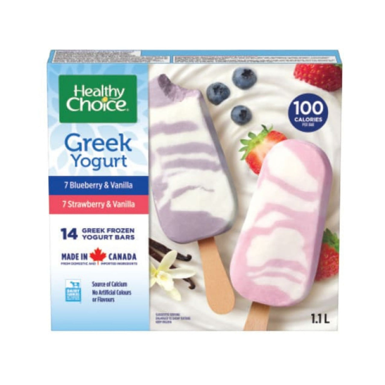 Image of Healthy Choice Frozen Yogurt Bars, 14pk, 1.1L - (ship at your own risk)