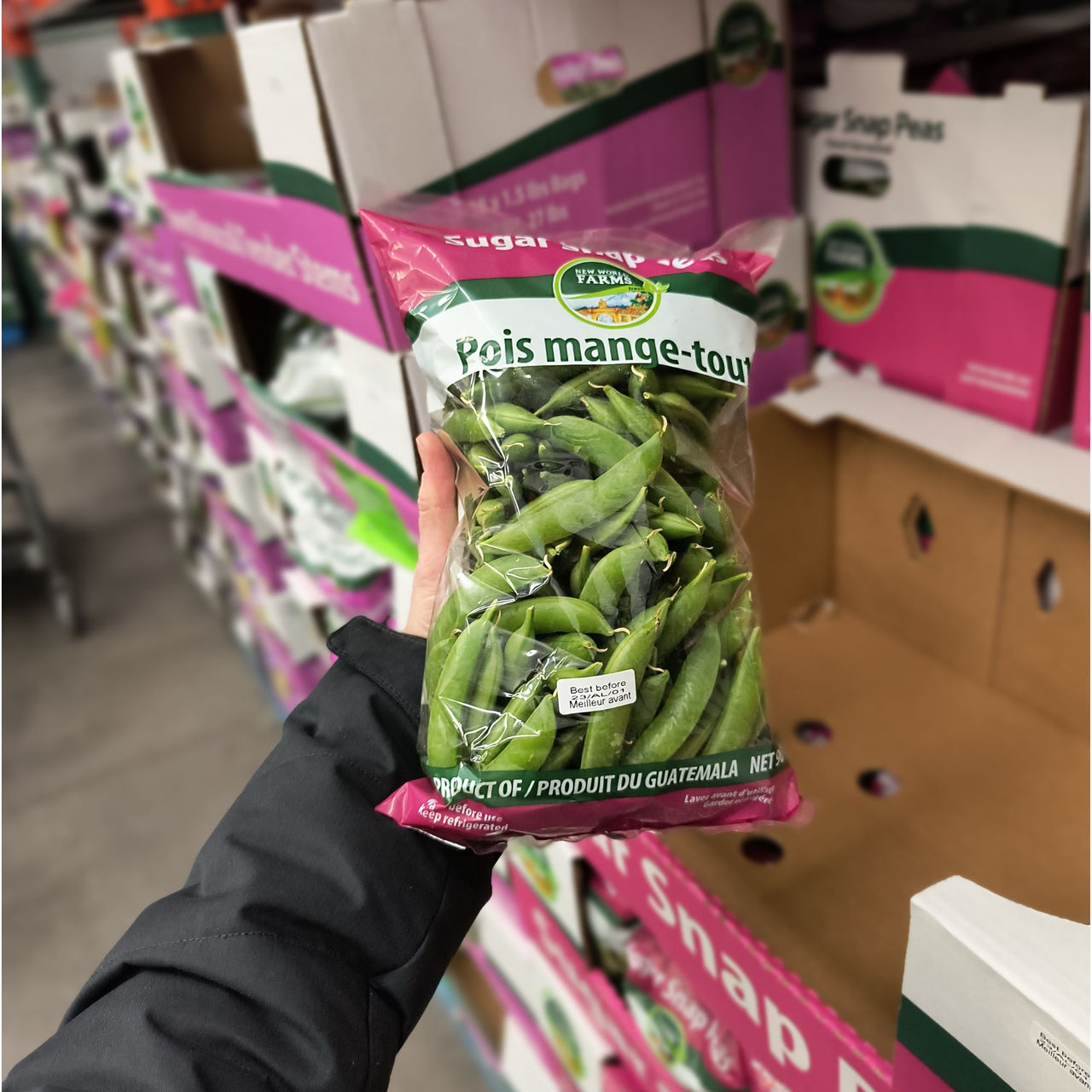 Image of Sugar Snap Peas - 1 x 680 Grams