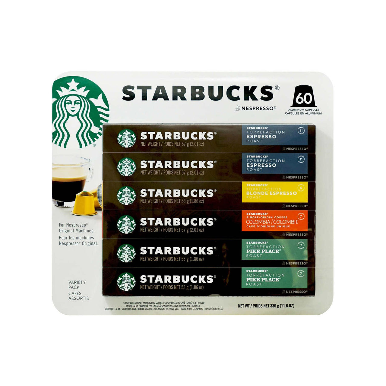 Image of Starbucks by Nespresso Single Serve, 60ct