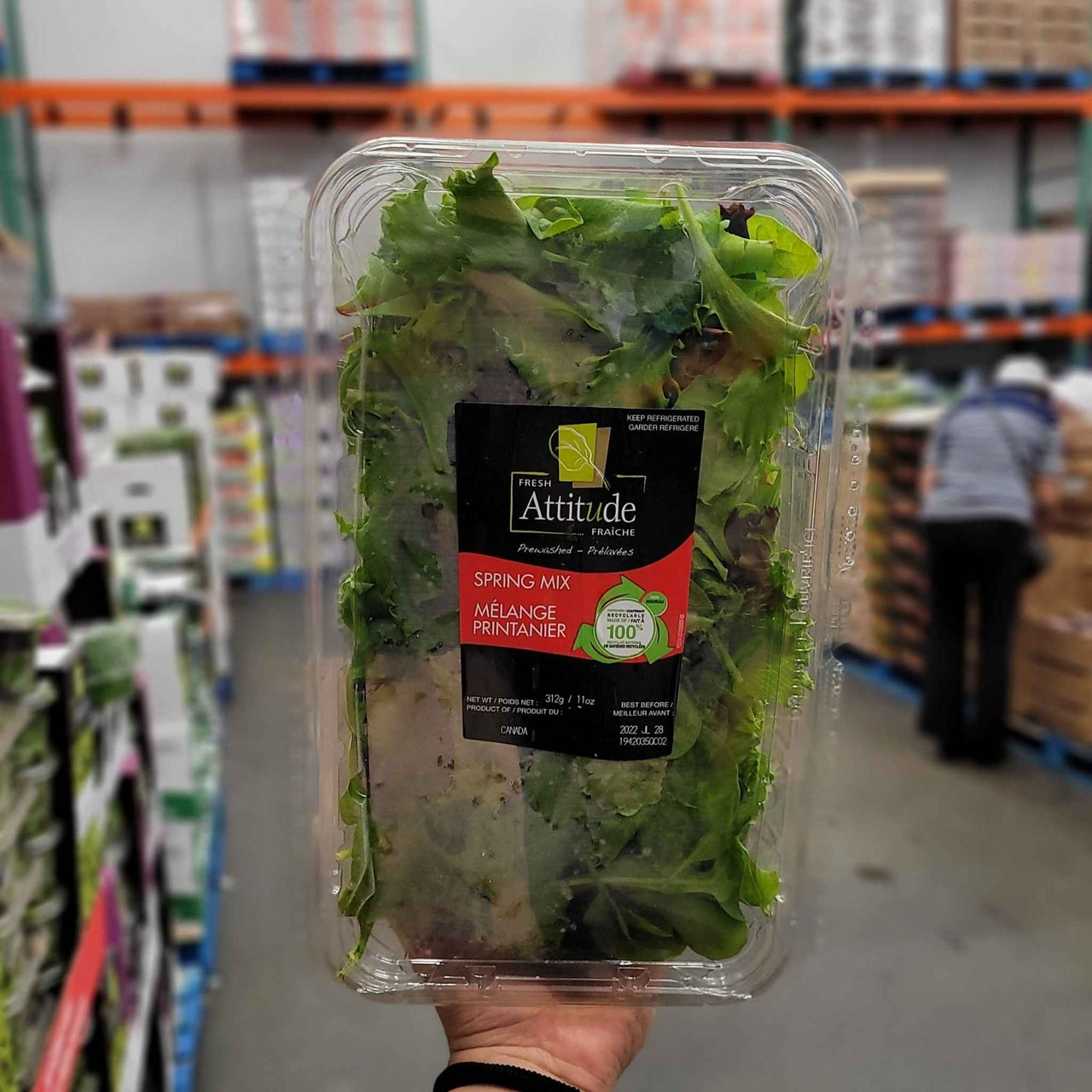 Image of Spring Lettuce Mix - 1 x 312 Grams