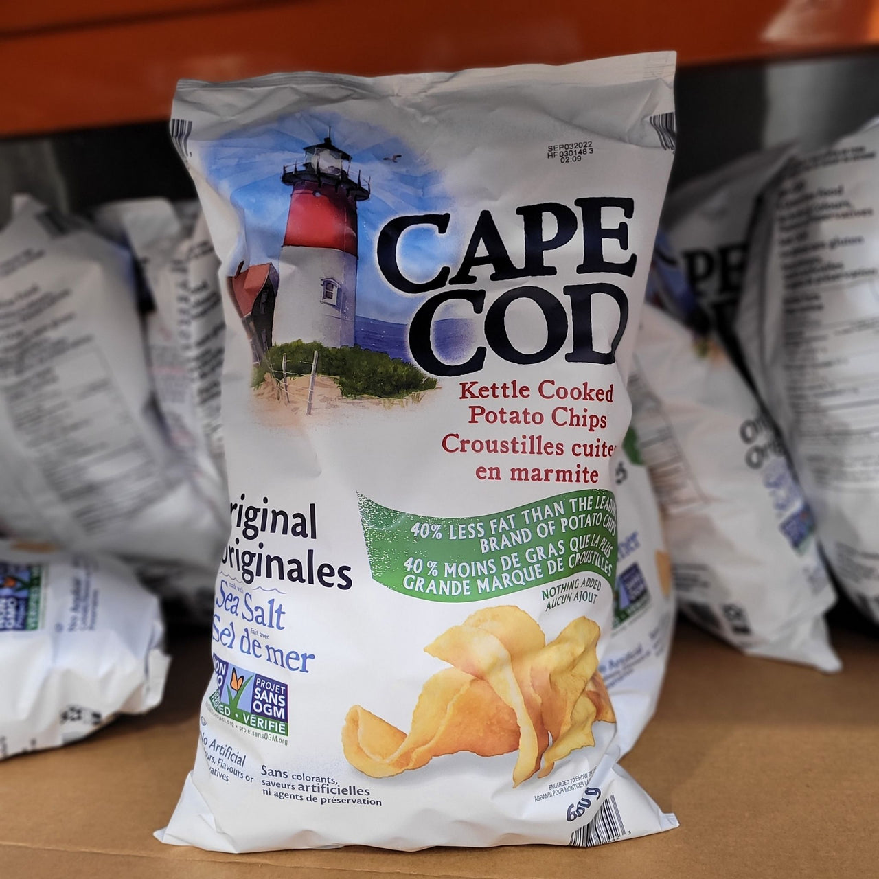 Image of JUMBO BAG Cape Cod Kettle Cooked Chips 680g