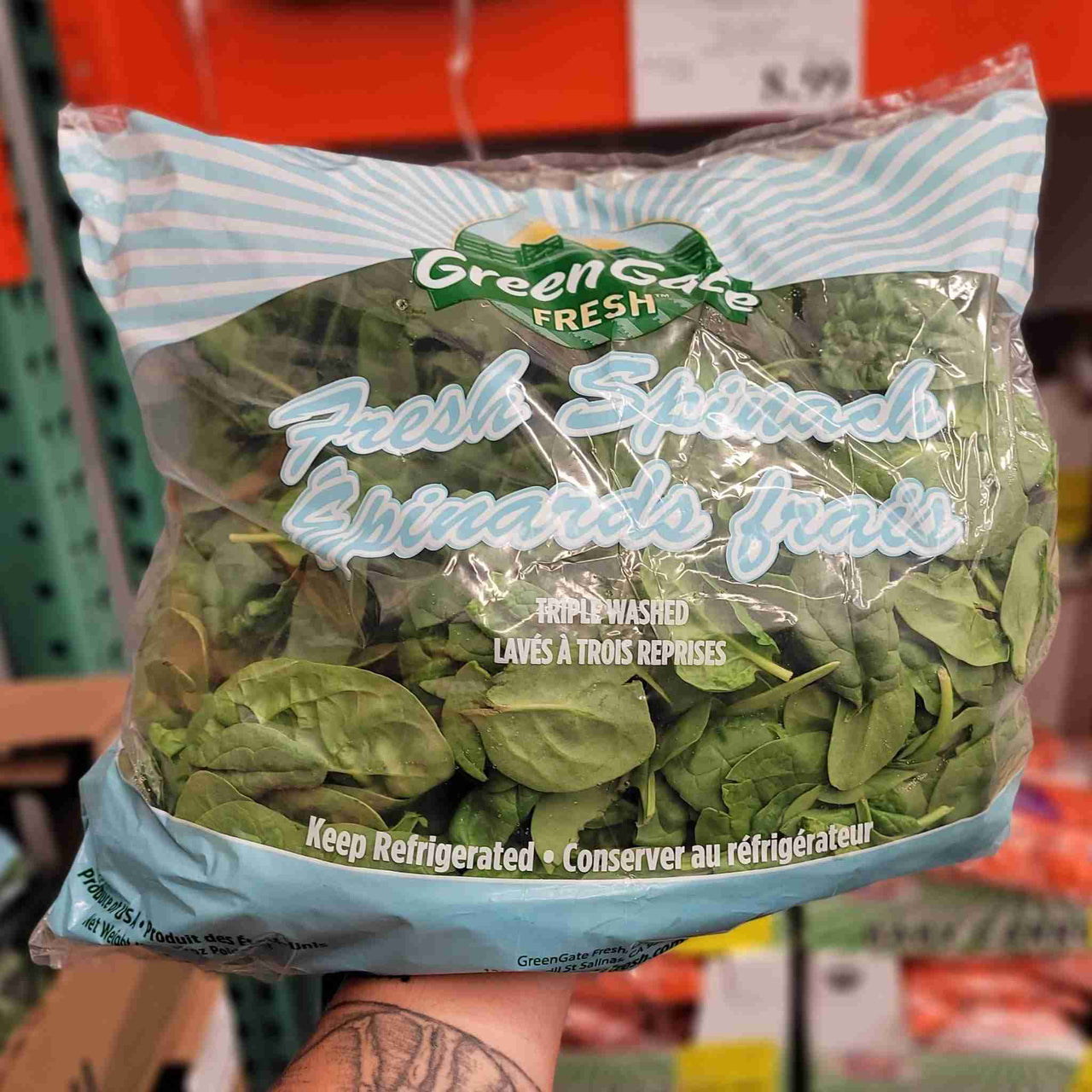 Image of Spinach 454g