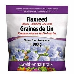 Image of Webber Naturals Organic Ground Flaxseed 900g
