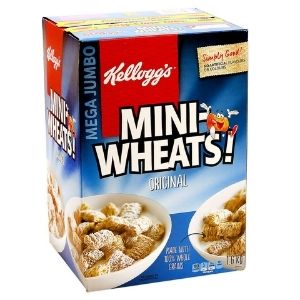 Image of Kellogg's Mini-Wheats Cereal - 1 x 1.6 Kilos