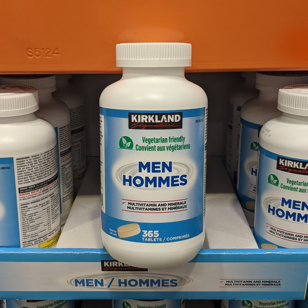 Kirkland Signature Men Multivitamin, 365 tablets Shipped to Nunavut – The  Northern Shopper