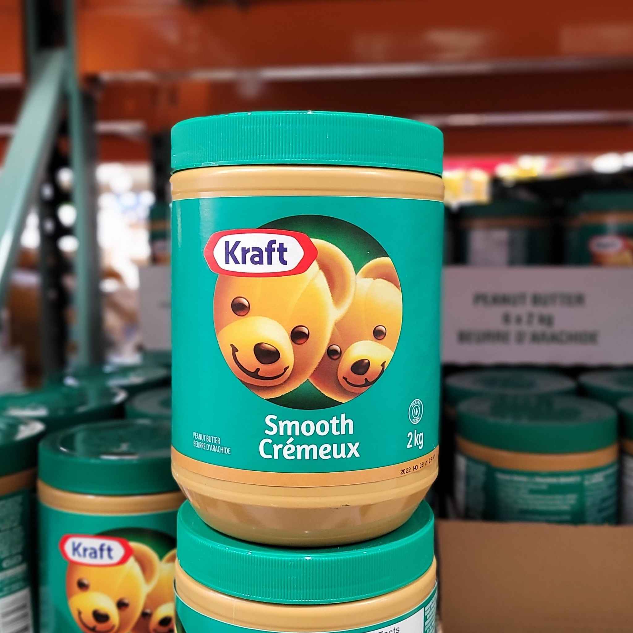 Kraft Peanut Butter Smooth 2 Kg From Canada
