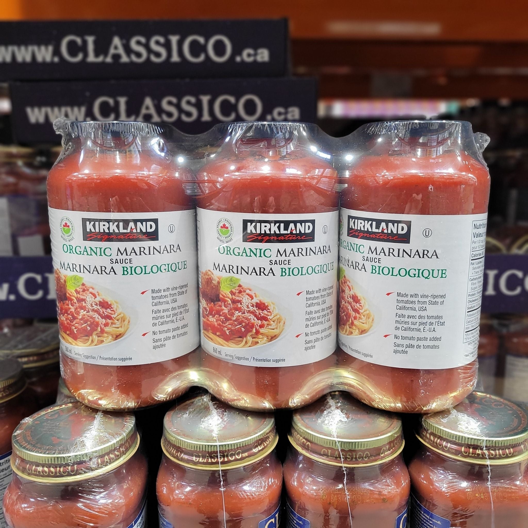 Kirkland Signature Organic Marinara: Savor The Richness Of Tomatoes, Herbs, And Spices