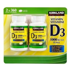 Image of Kirkland Signature Vitamin D3 1000IU 2x360ct