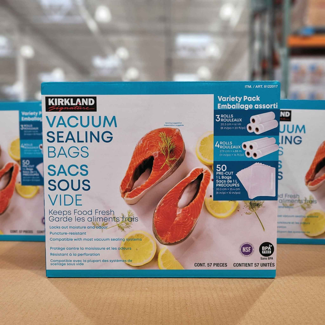 Image of Kirkland Signature Vacuum Sealing Bags, Assortment Pack