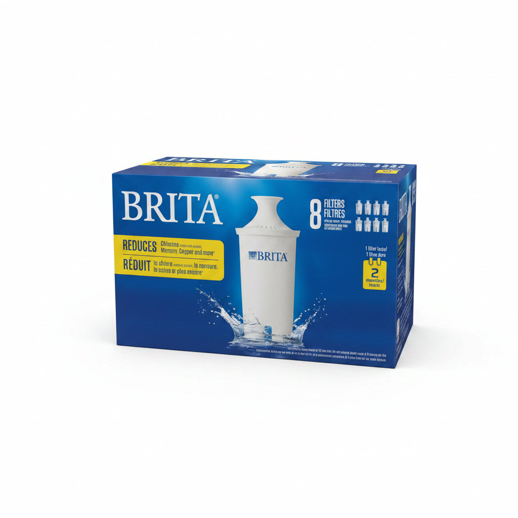 Image of Brita Replacement Filters, 8-pack - 1 x 1000 Grams