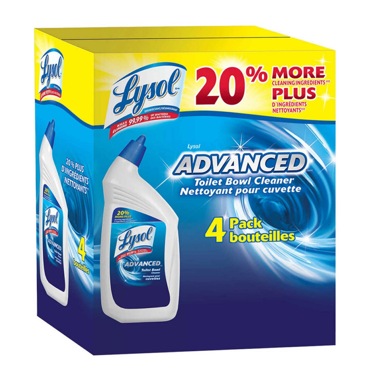 Image of Lysol Advanced Toiltet Bowl Cleaner 4x946ml