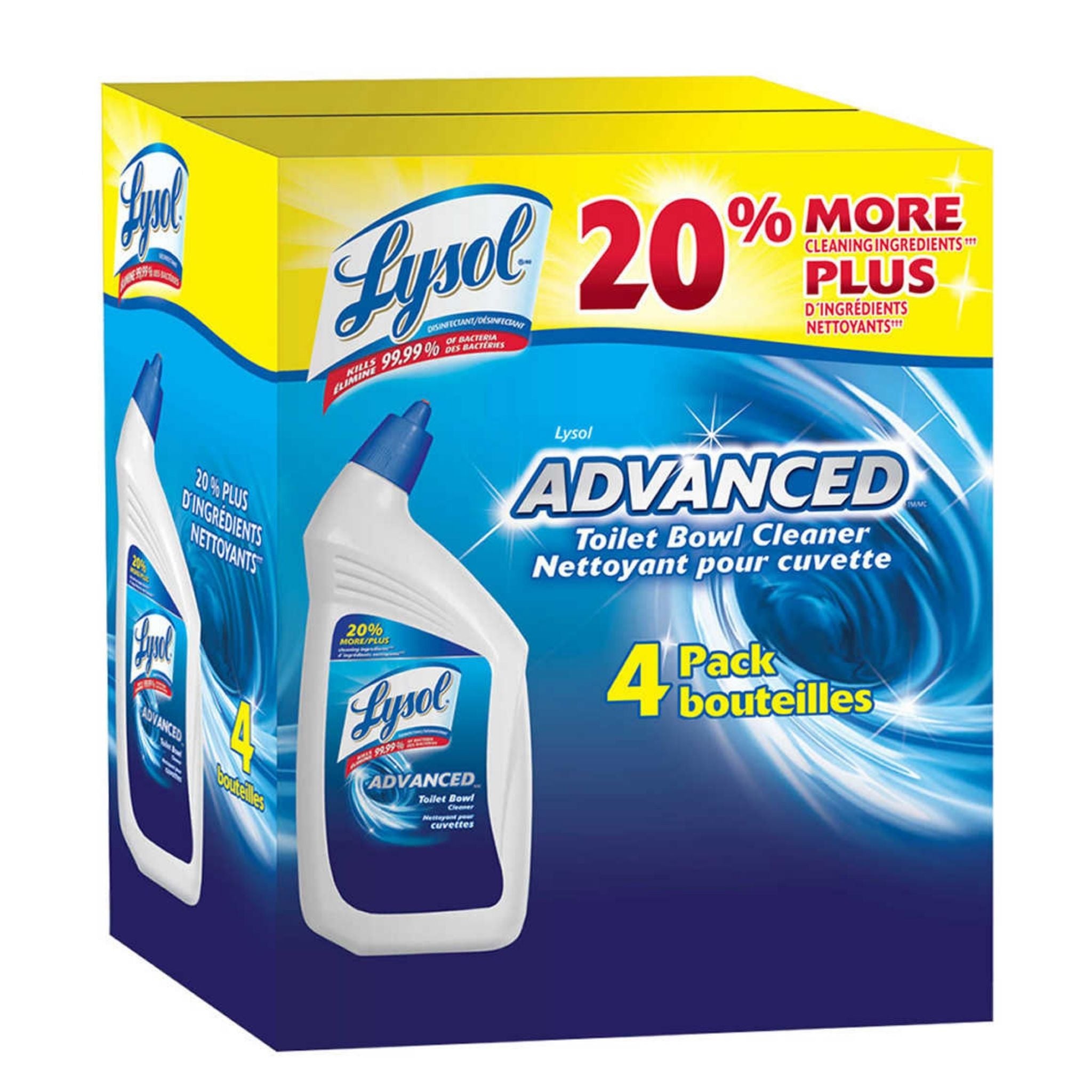 Lysol Advanced Toilet Bowl Cleaner 4-Pack - 4 x 946 Grams – Northern ...
