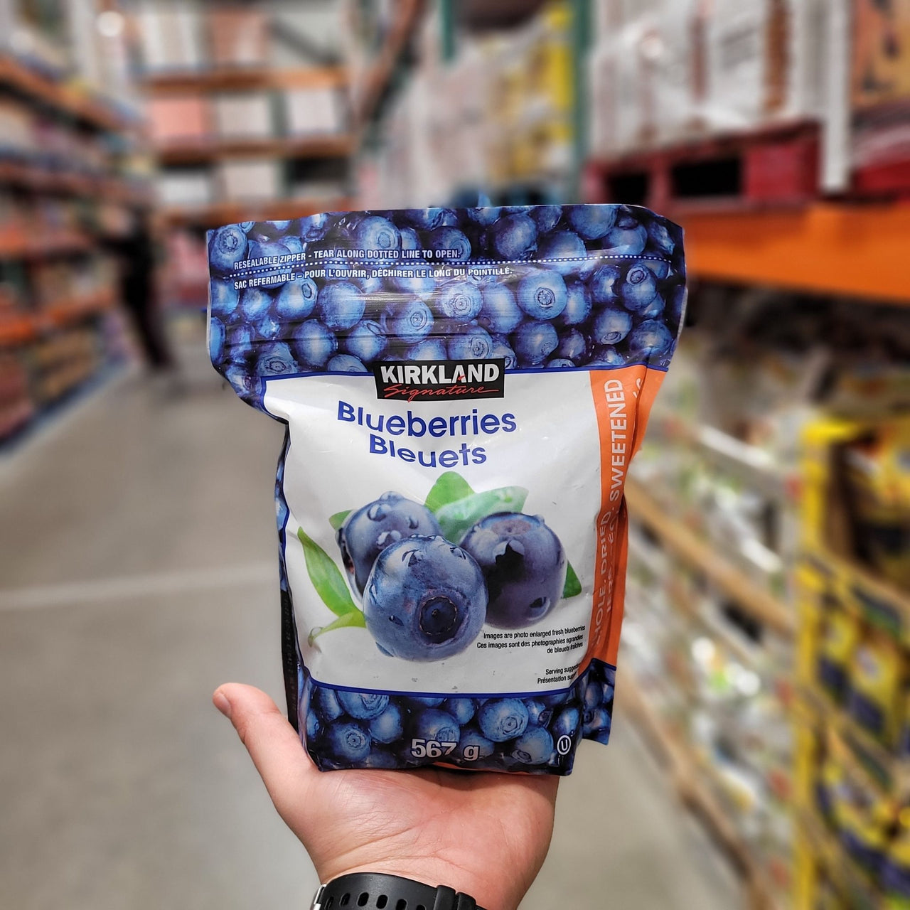 Image of Kirkland Dried Blueberries - 1 x 567 Grams