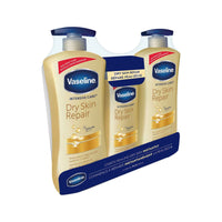 Thumbnail for Image of Vaseline Intensive Care Dry Skin Repair Lotion 2x600ml + 295ml