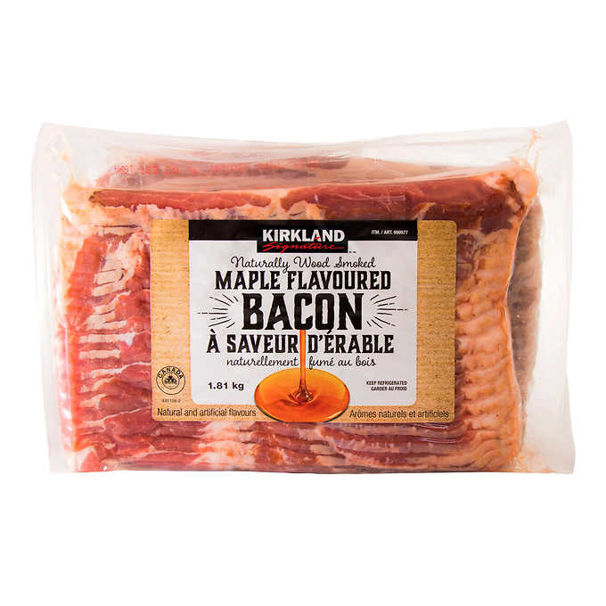 Image of Kirkland Maple Flavour Bacon 1.81kg