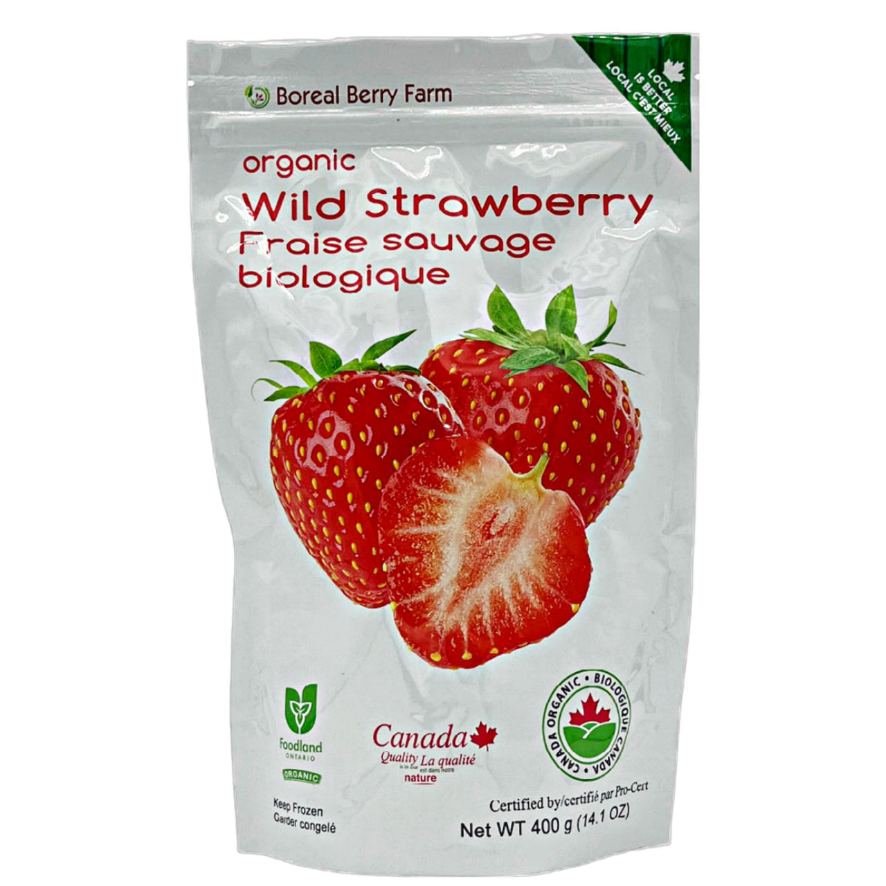 Image of Boreal Frozen Organic Wild Strawberry 400g